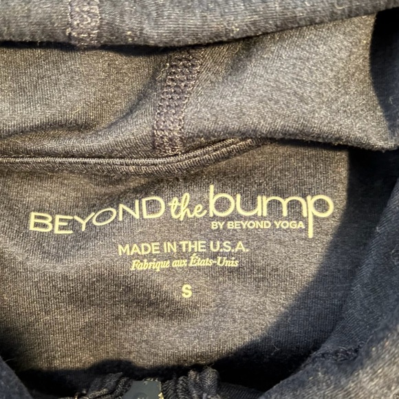 Beyond the Bump Spacedye Everyday Maternity Hoodie Navy Small - Picture 4 of 5